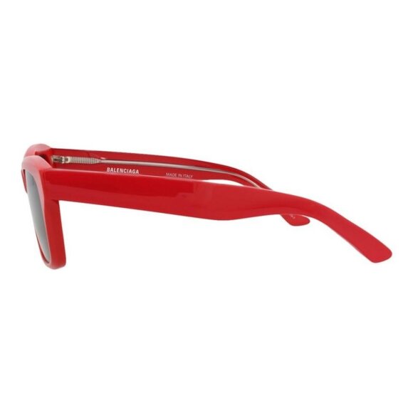 Balenciaga Unisex Square/Rectangle Red Red Grey Fashion Designer Eyewear - Picture 3 of 4